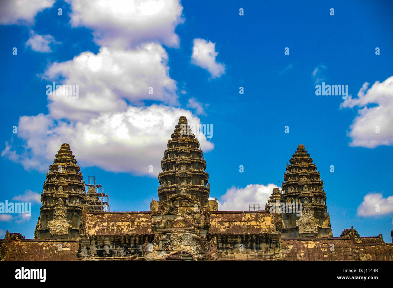 Angkor Wat in Cambodia is the largest religious monument in the world