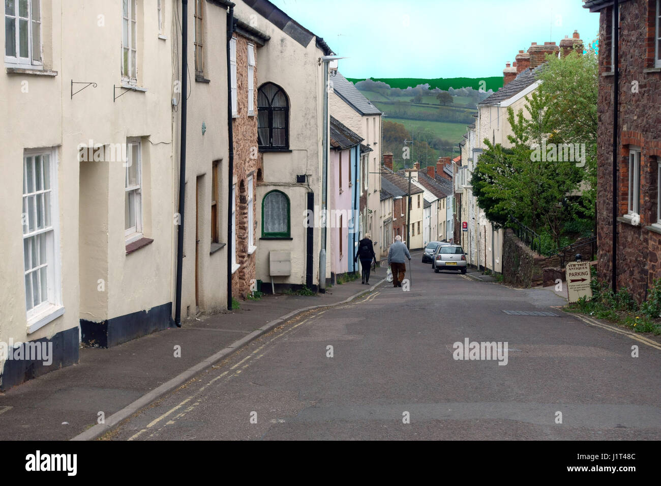 Golden Hill, Somerset, England Stock Photo Alamy