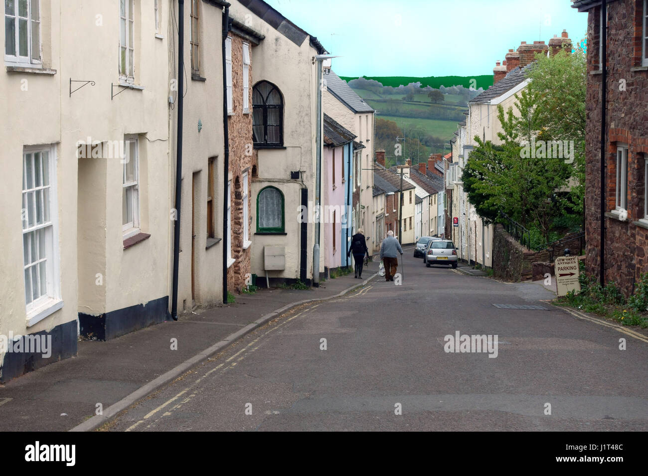 Golden Hill, Wiveliscombe, Somerset, England Stock Photo
