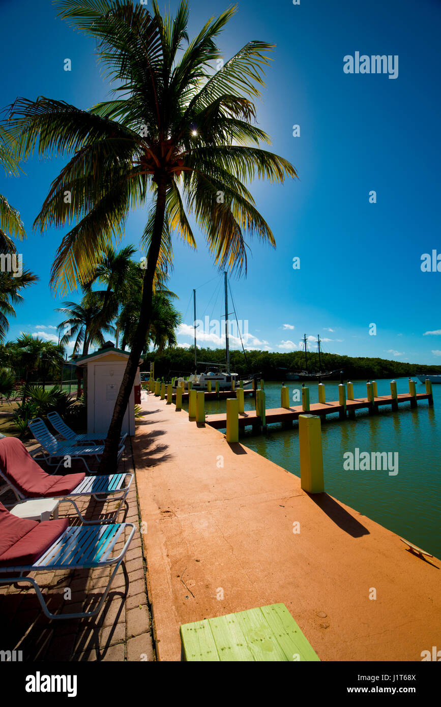 Florida keys oceans and resorts Stock Photo