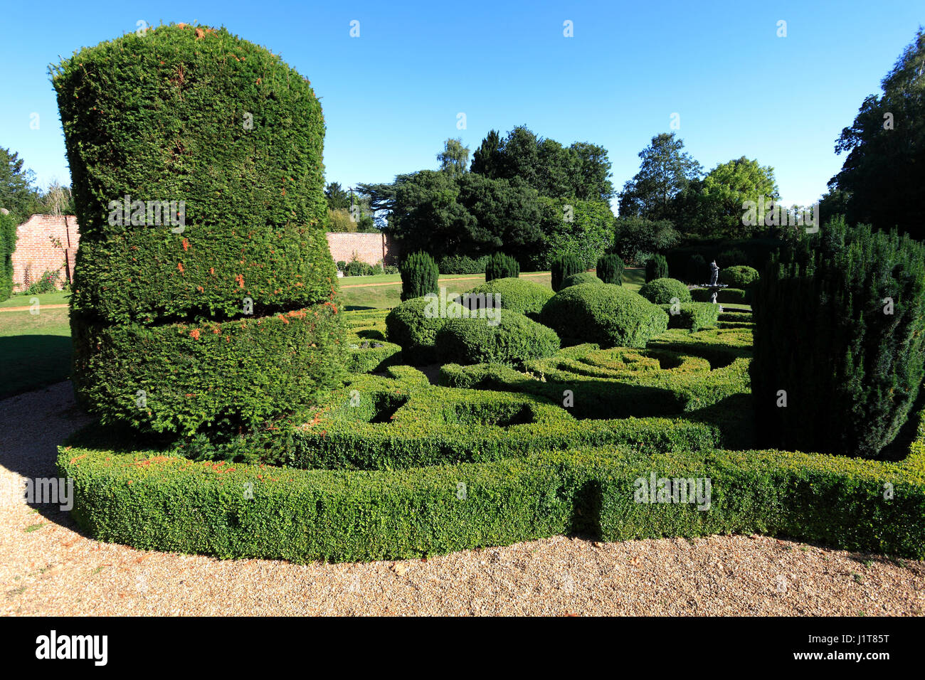 Bridge End Gardens, Saffron Walden town, Essex, England, UK Stock Photo