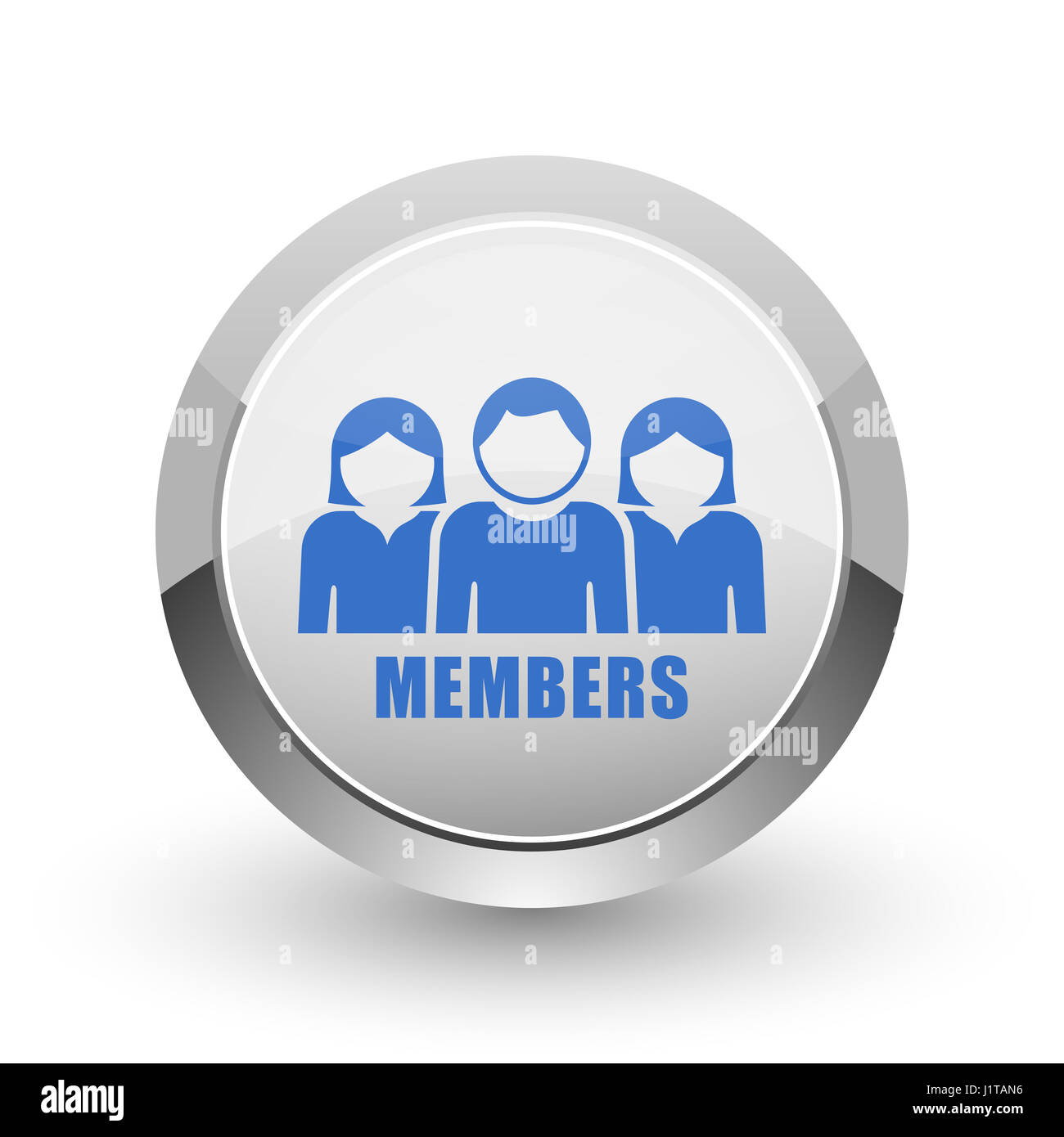 Round Members Icon Businessman smartphone avatar character hi-res stock photography and ...