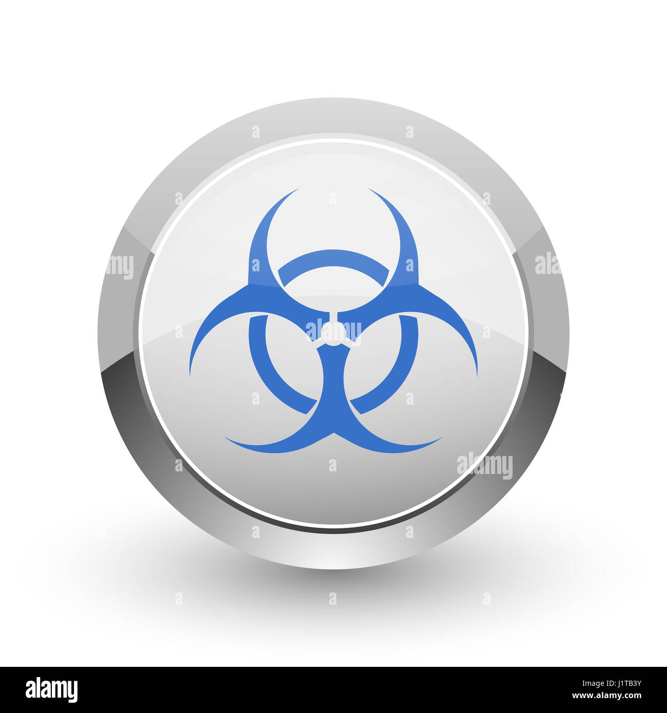 Biohazard Symbol Computer Illustration Symbol High Resolution Stock ...