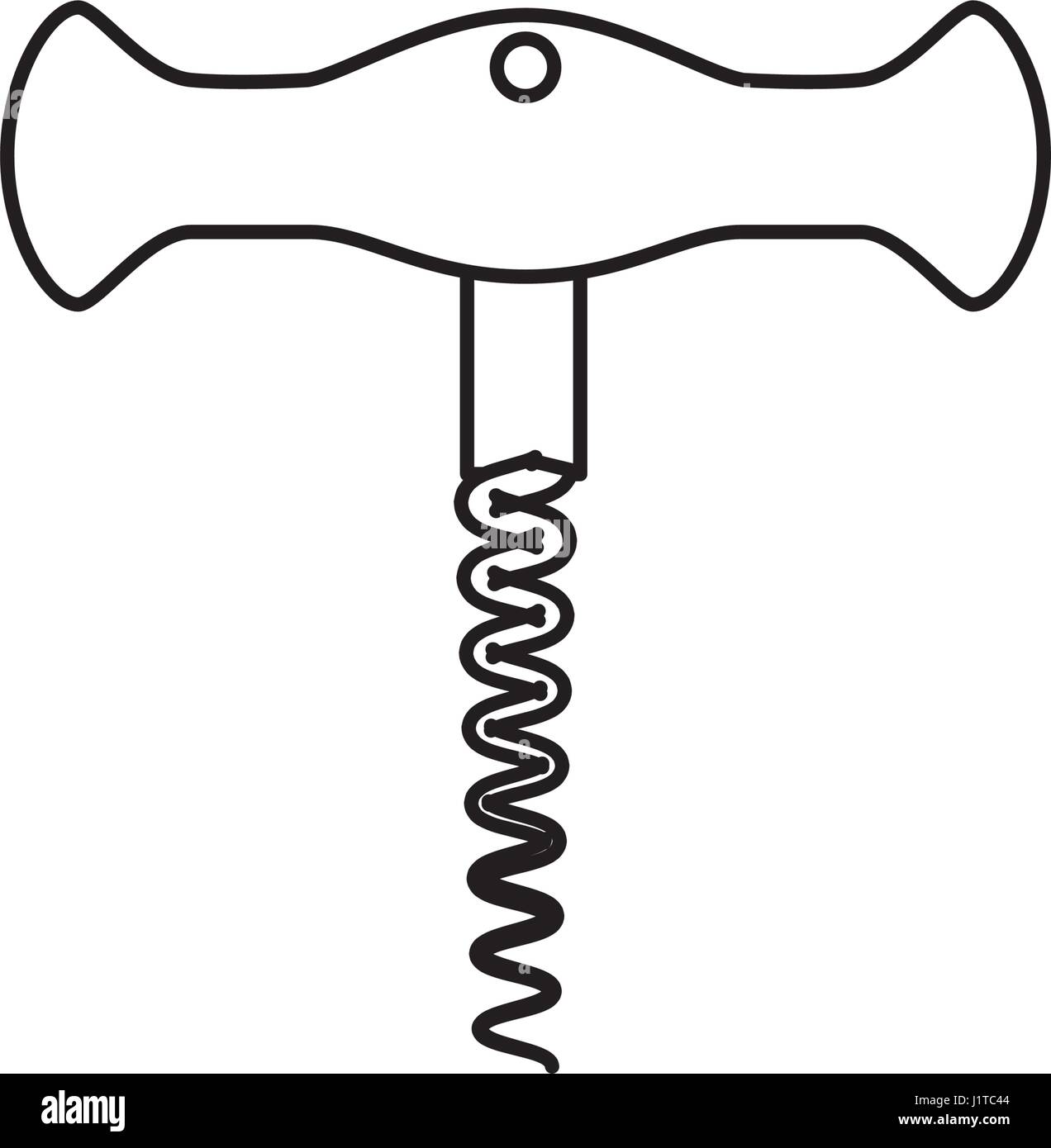 corkscrew tool icon Stock Vector Image & Art - Alamy