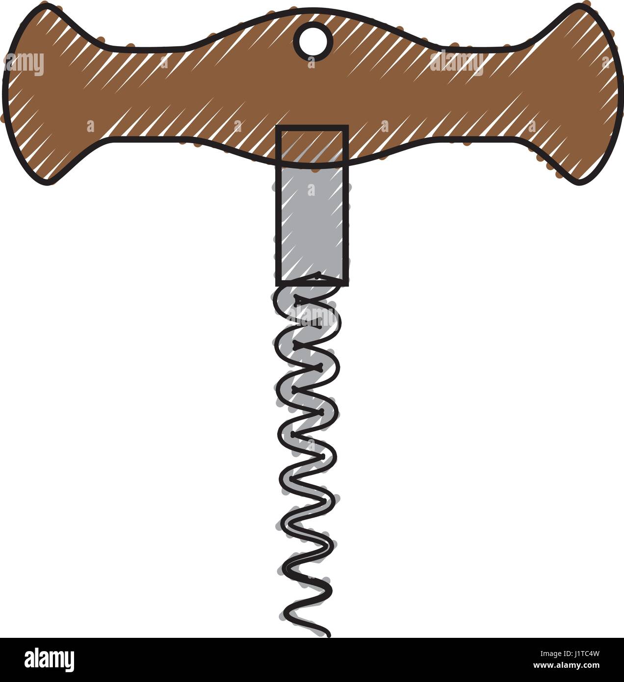 corkscrew tool icon Stock Vector Image & Art - Alamy