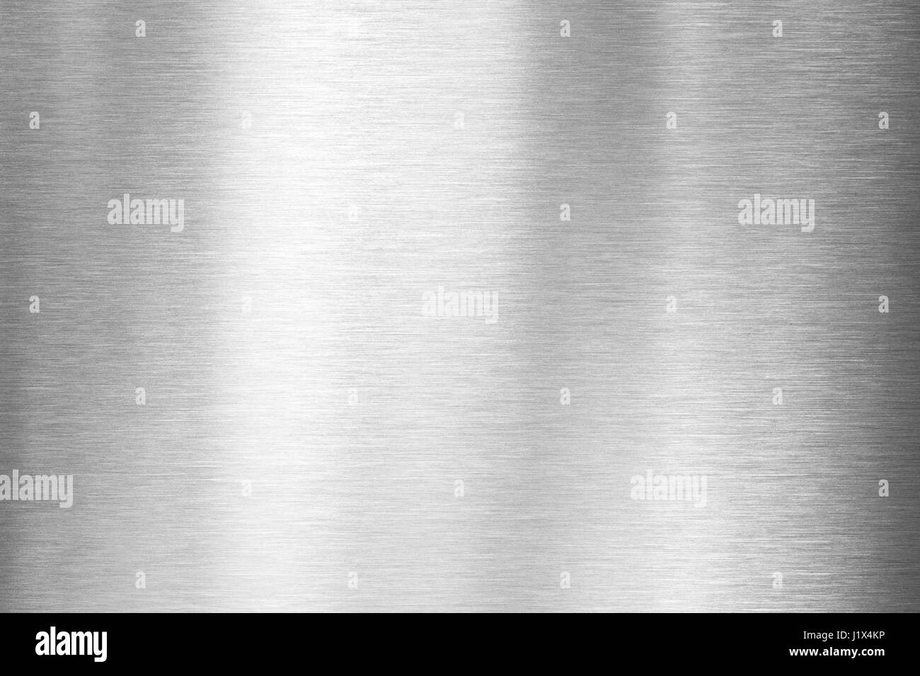brushed metal plate Stock Photo