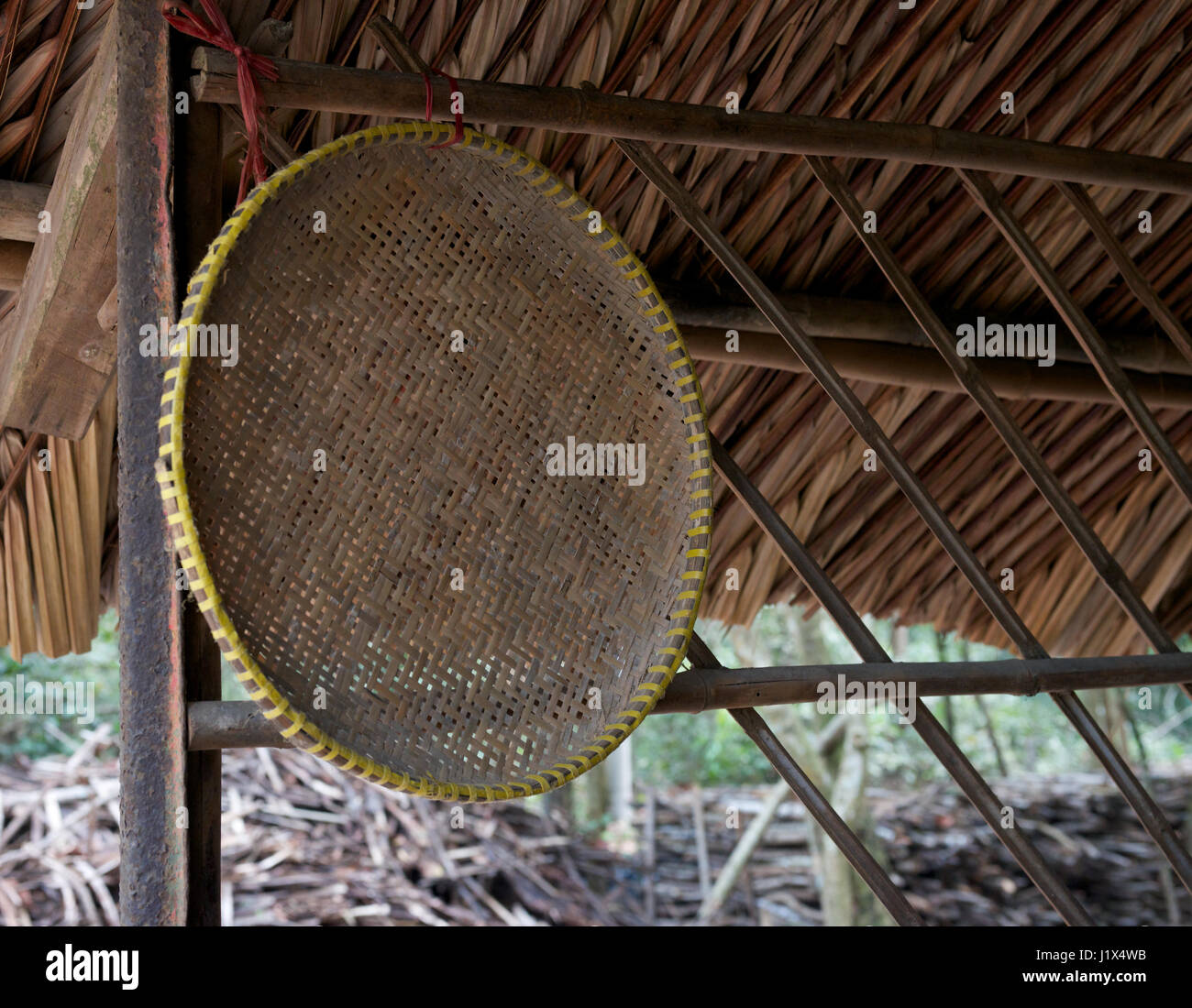 bamboo bread basket Stock Photo Alamy