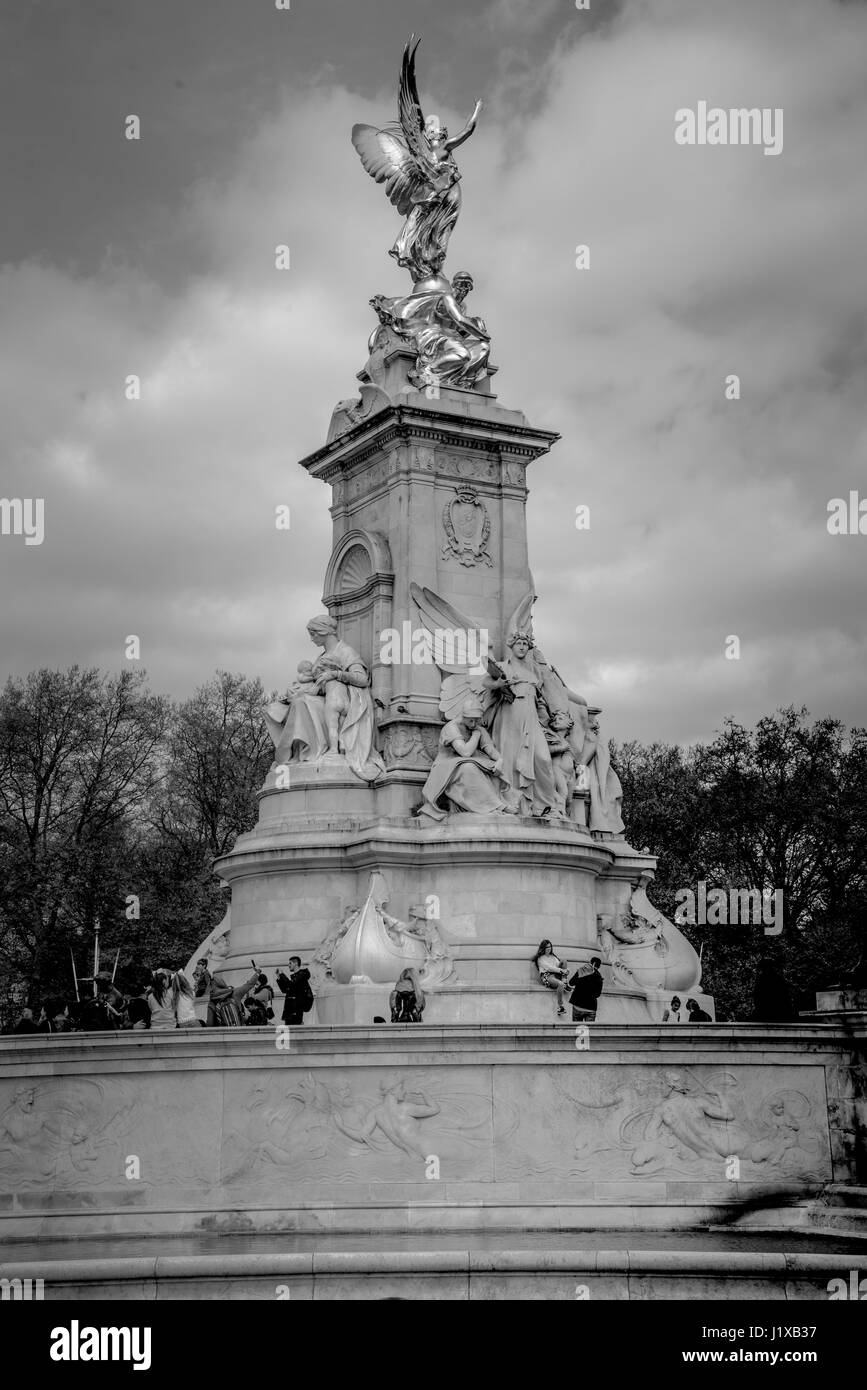 Queen Victoria Memorial, London, United Kingdom Stock Photo