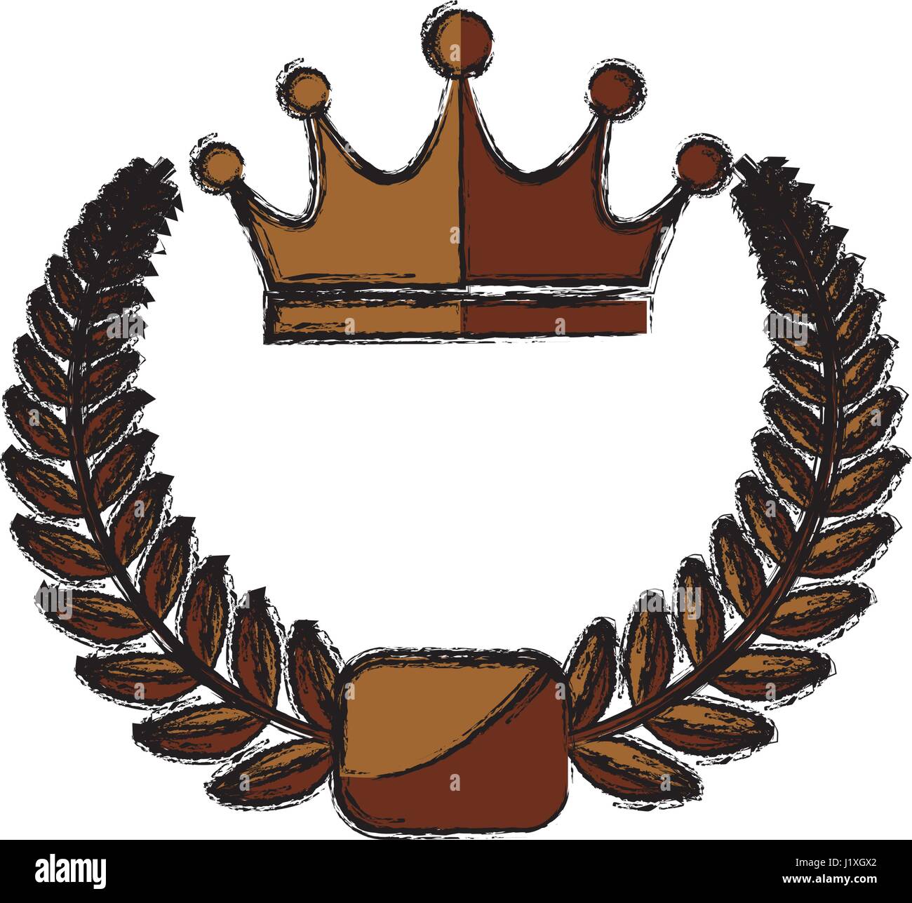 Crown royalty symbol Stock Vector Image & Art - Alamy