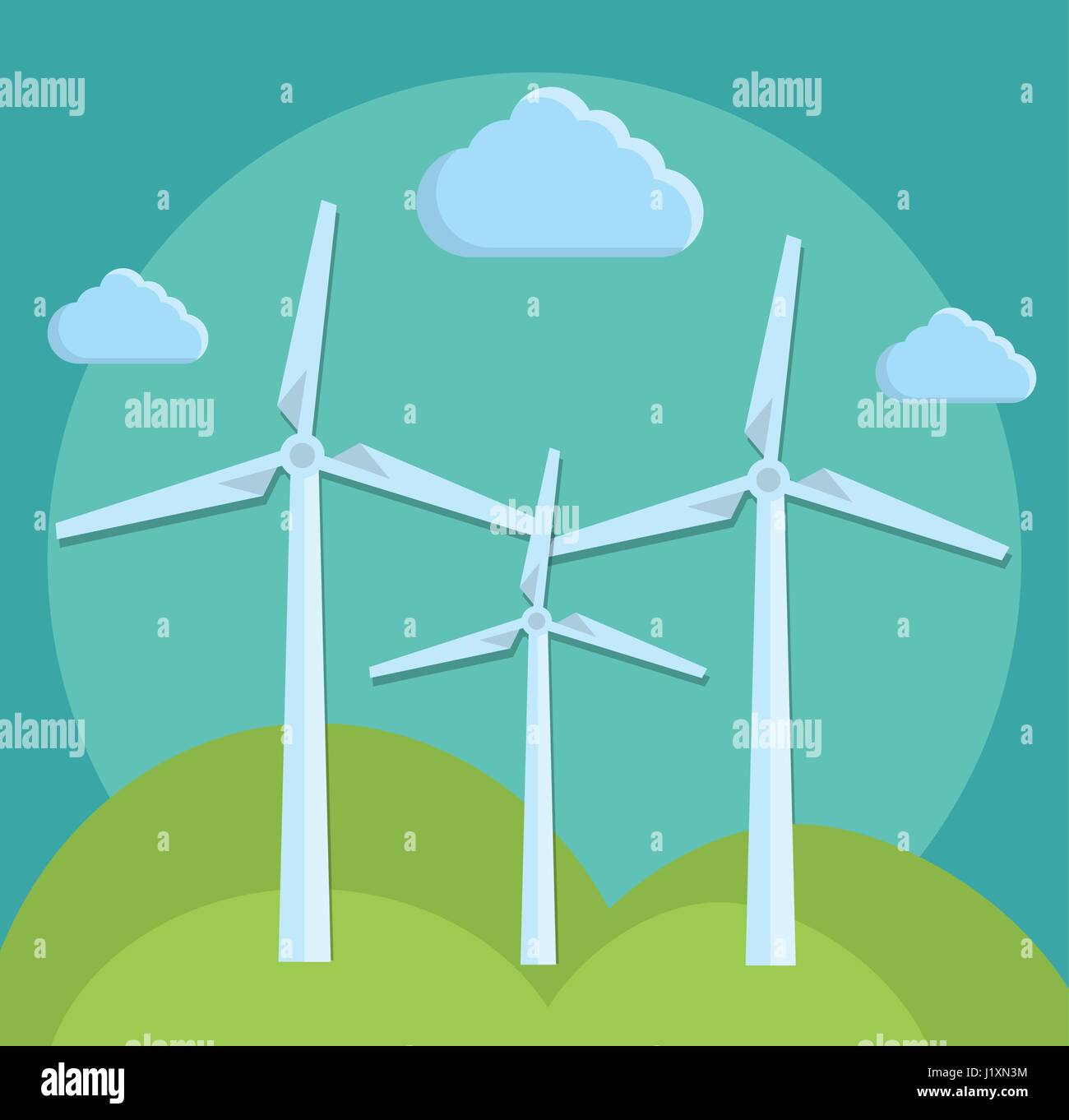 eolic turbines design Stock Vector Image & Art - Alamy