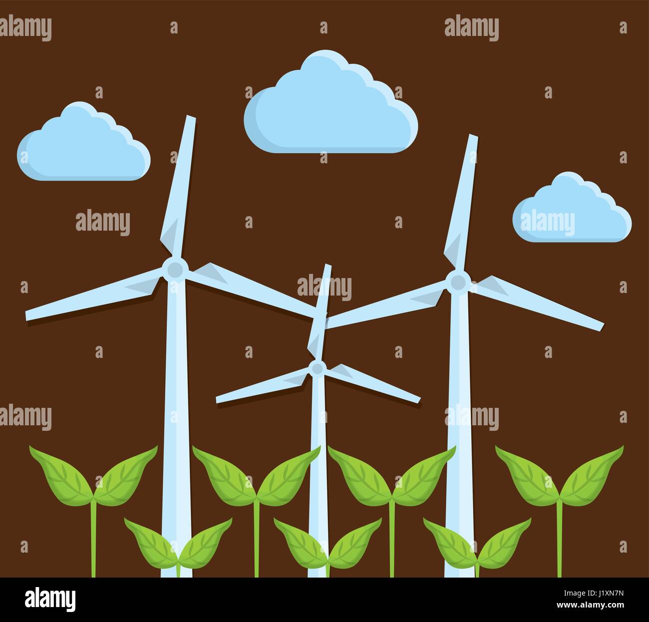 eolic turbines design Stock Vector Image & Art - Alamy