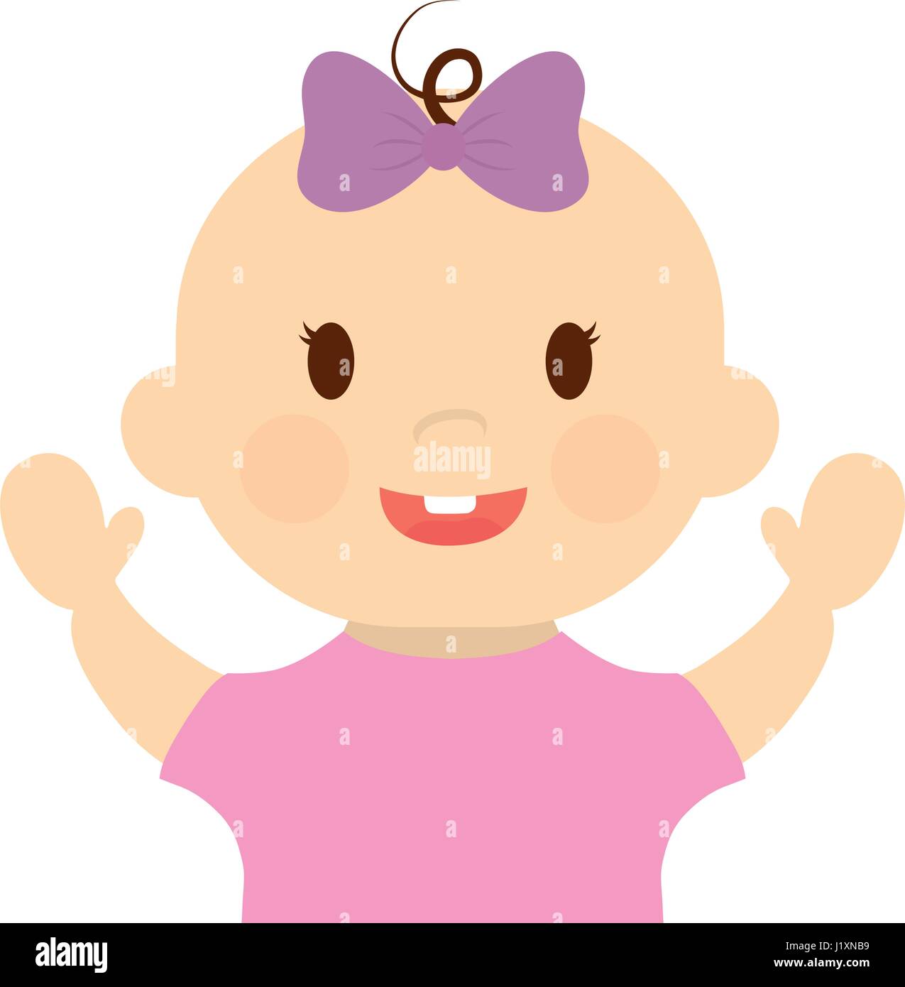 Cute Baby Girl Icon Stock Vector Image Art Alamy Cute Baby Girl Icon Stock Vector Image Art Alamy