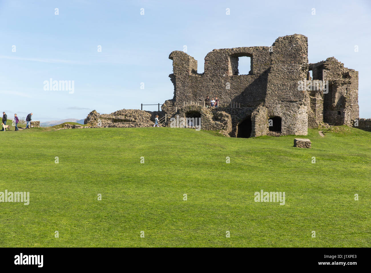 The ruins of Kendal Castle, Kendal, Cumbria Stock Photo Alamy