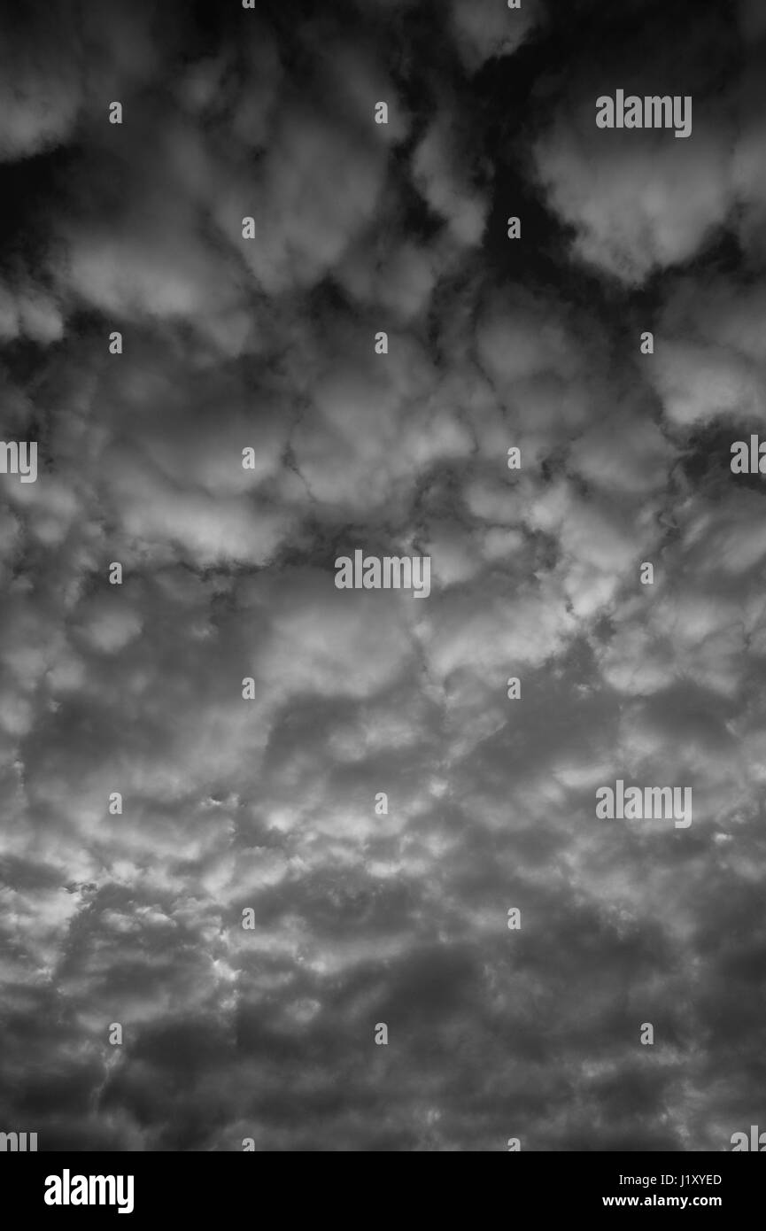 Rain threatening clouds Black and White Stock Photos & Images - Alamy