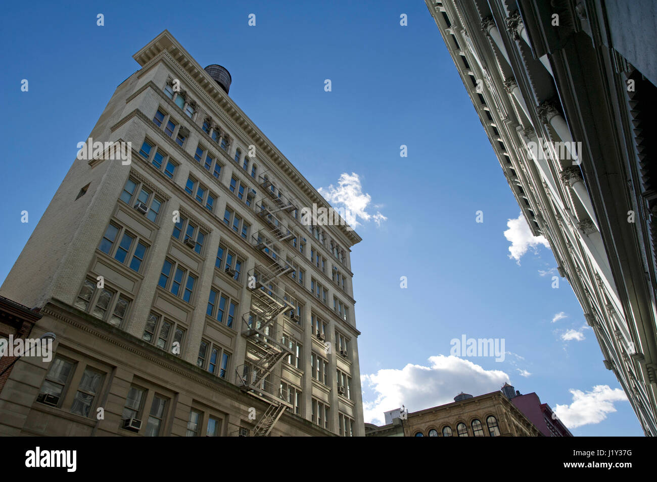 Facades of historical buildings in SoHo, New York City Stock Photo - Alamy