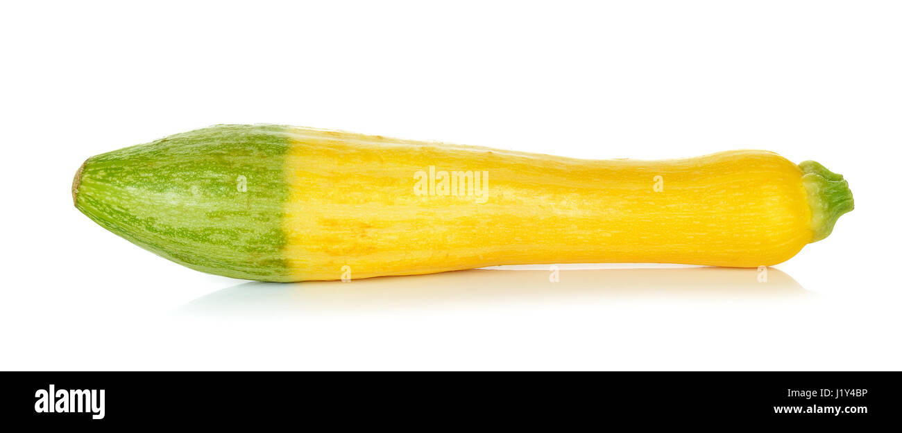 Yellow zucchini isolated on the white background Stock Photo Alamy