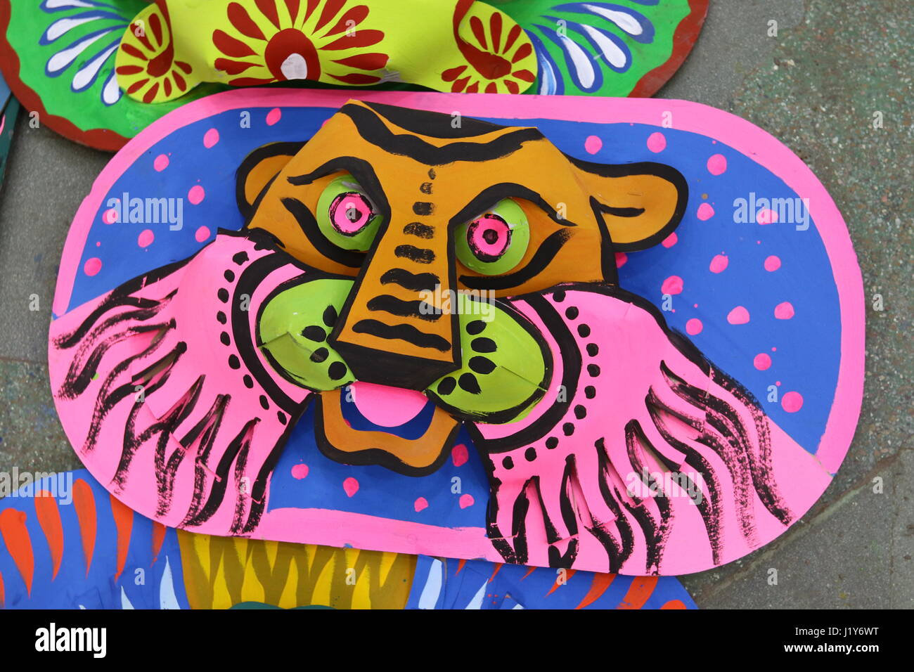 Bengali traditional Colorful masks Stock Photo Alamy