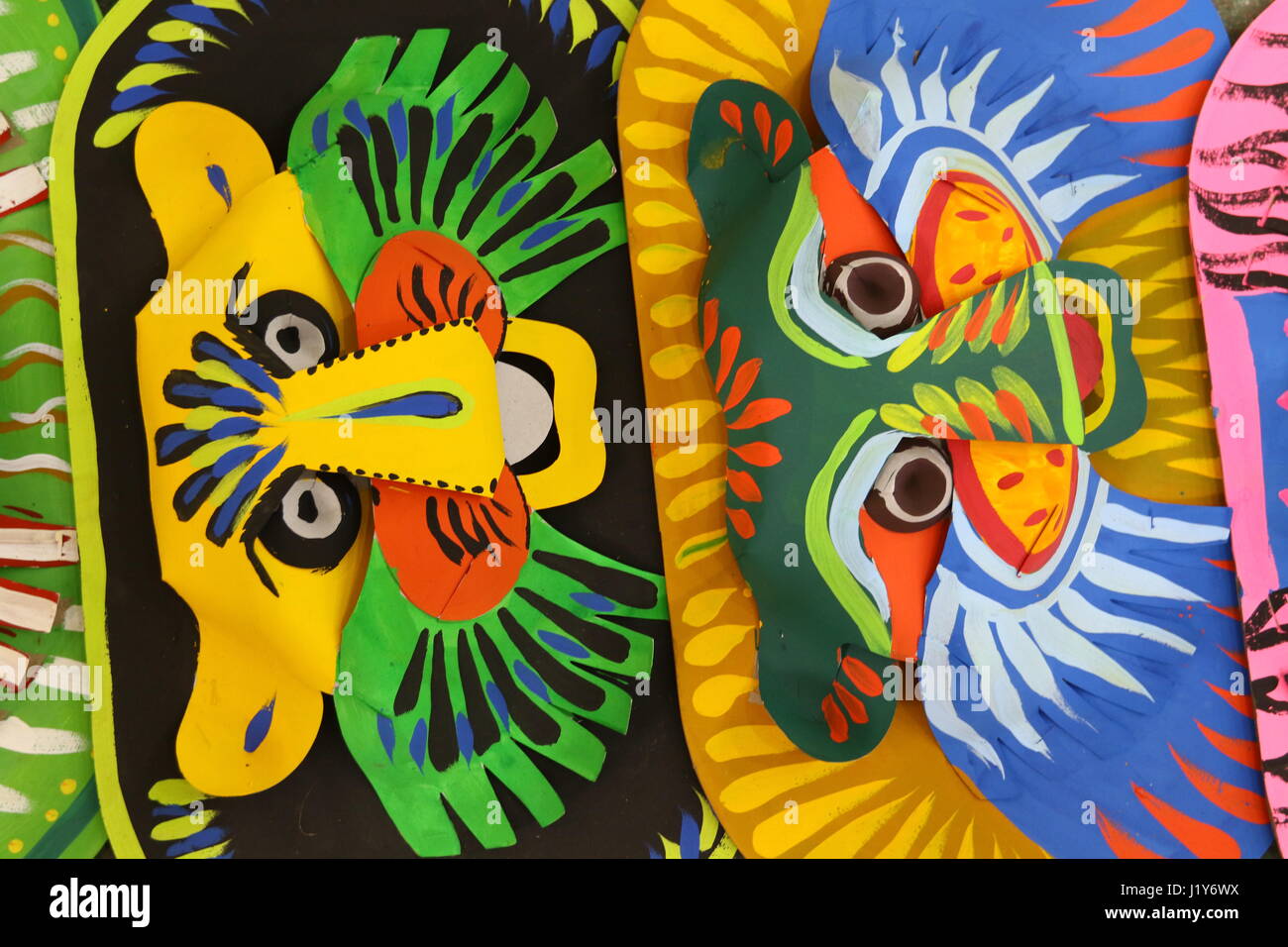 Bengali traditional Colorful masks Stock Photo Alamy