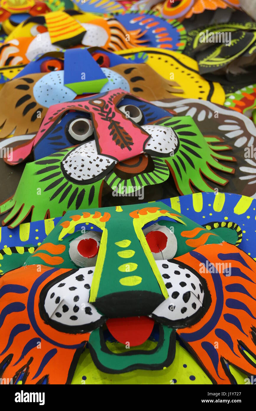 Bengali traditional Colorful masks Stock Photo Alamy