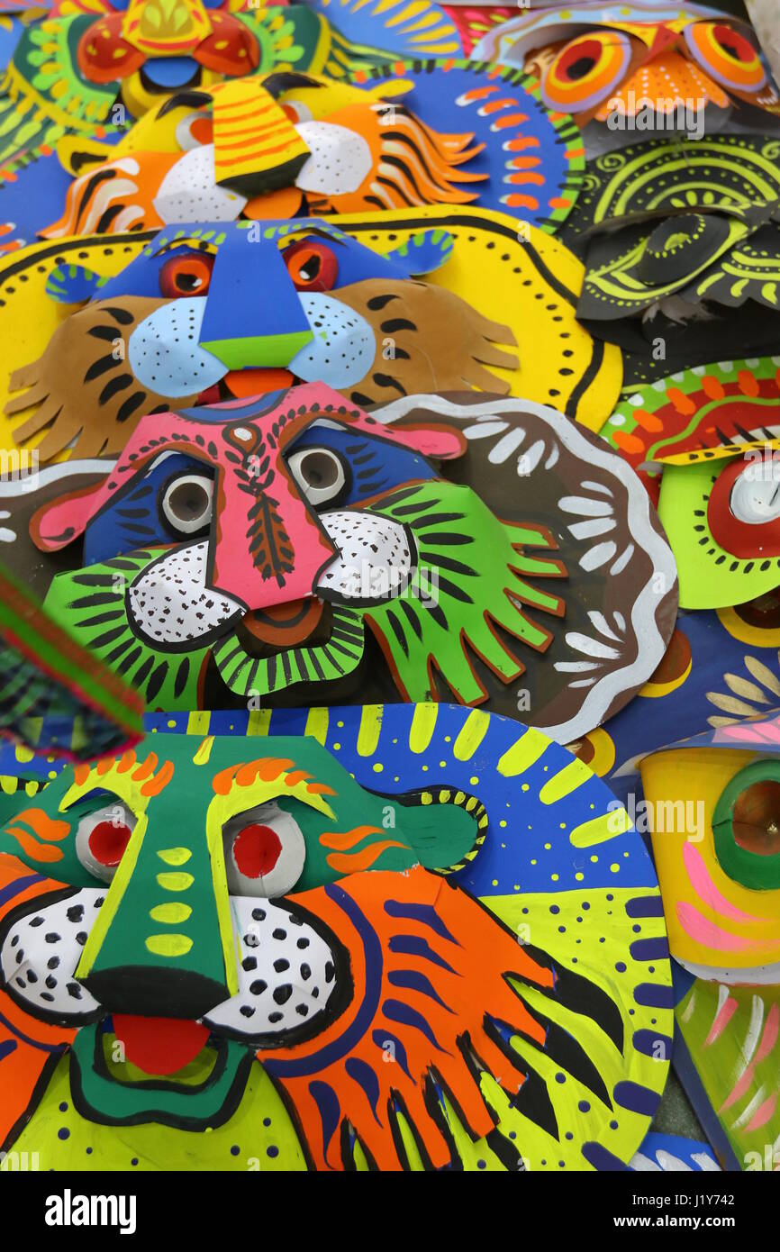 Bengali traditional Colorful masks Stock Photo Alamy