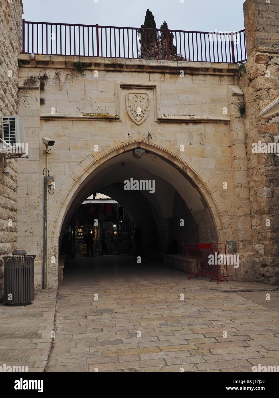 Jerusalem old city tunnel Stock Photo Alamy