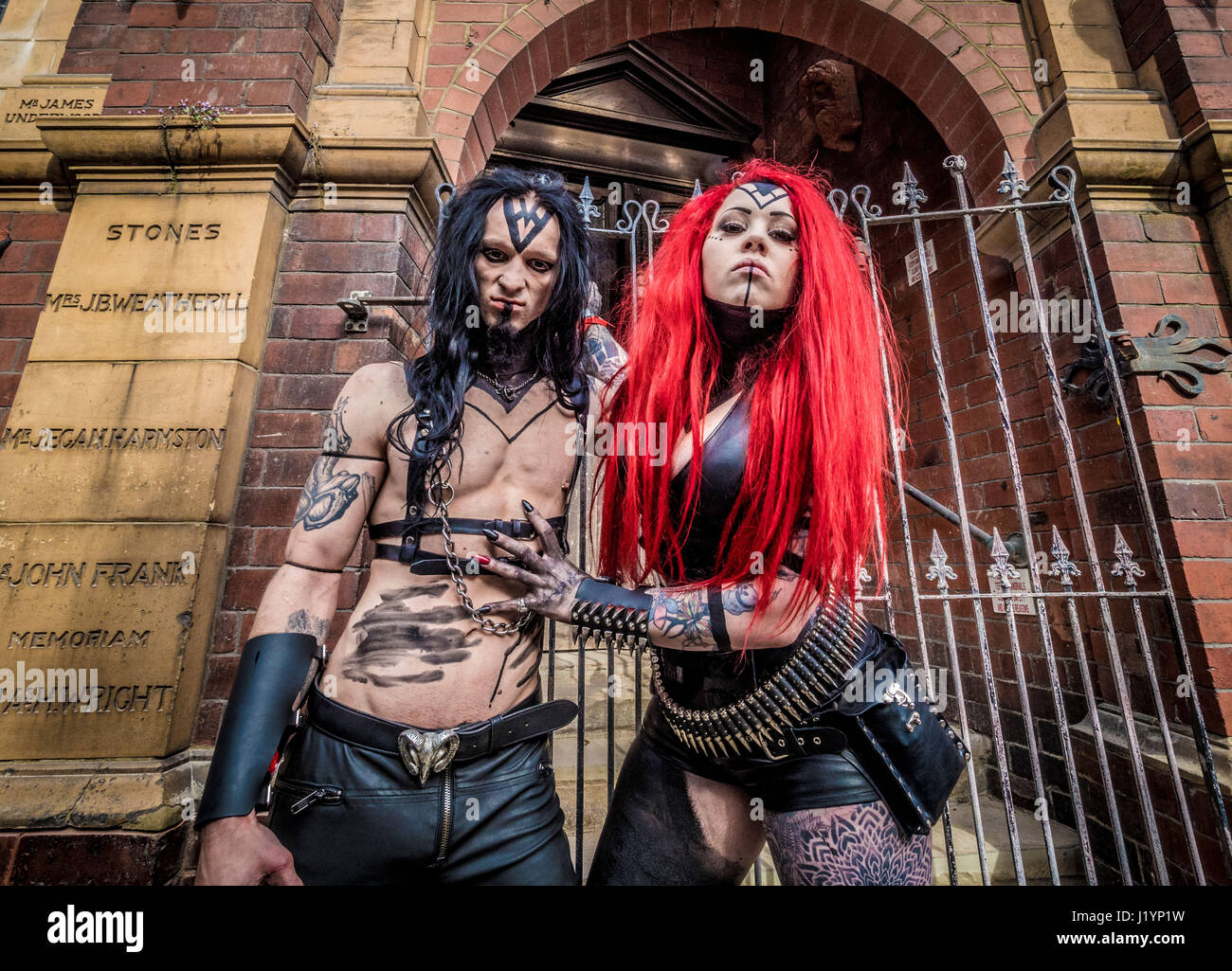 Whitby Uk 22nd April 17 The Whitby Goth Weekend Wgw An Stock Photo Alamy