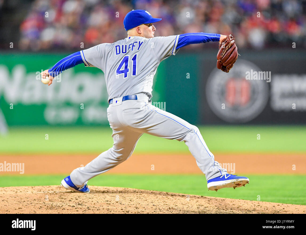 APR 20, 2017: Kansas City Royals starting pitcher Danny Duffy #41