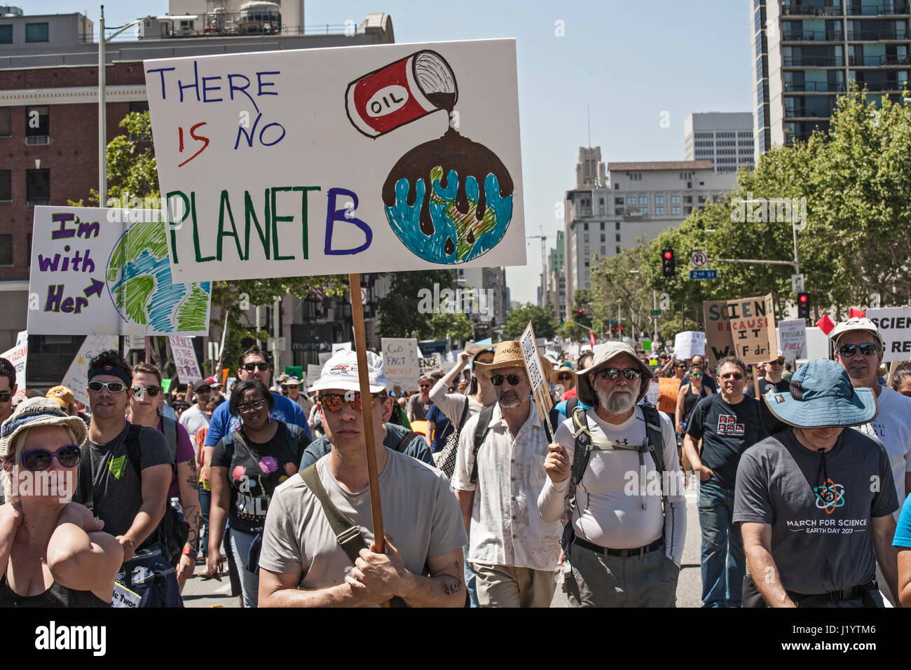 Los Angeles, USA. 22nd April, 2017. March for Science, Downtown Los Angeles, Earth Day, April 22, 2017 Credit: Citizen of the Planet/Alamy Live News Stock Photo