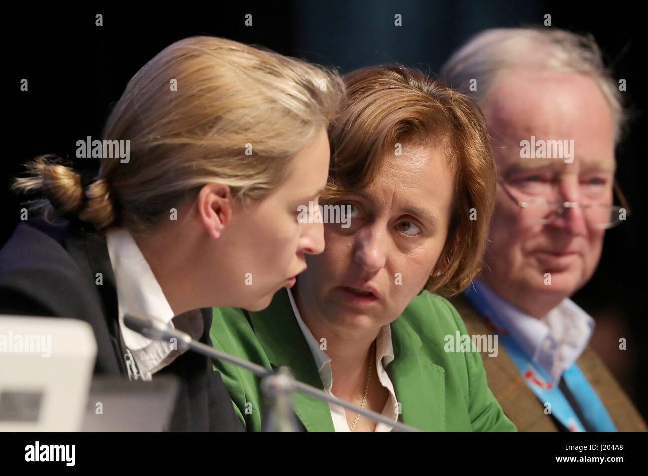 Cologne, Germany. 23rd Apr, 2017. Alice Weidel (l-r), Beatrix von ...