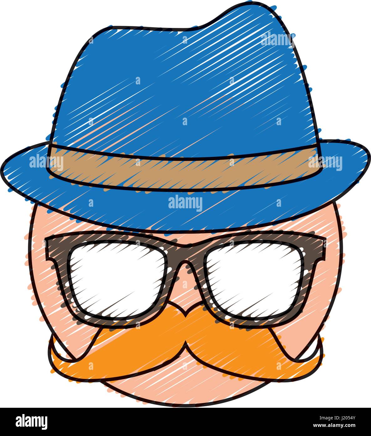 Mustache Hat Glasses Stock Photos & Mustache Hat Glasses Stock Images