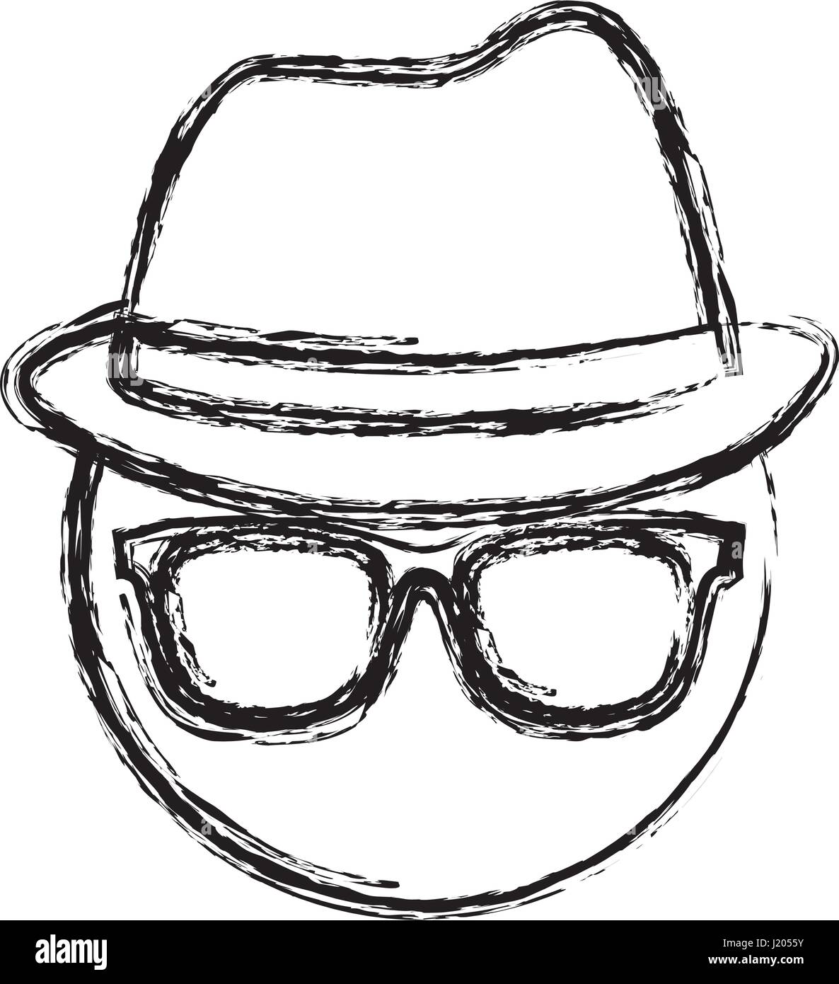 glasses and hat icon Stock Vector Image & Art Alamy