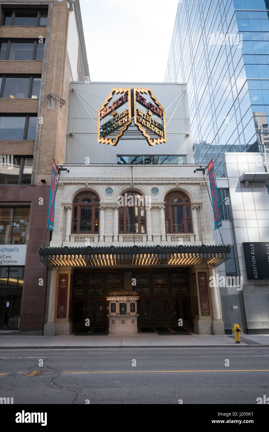 Toronto Ed Mirvish Theatre Stock Photo Alamy