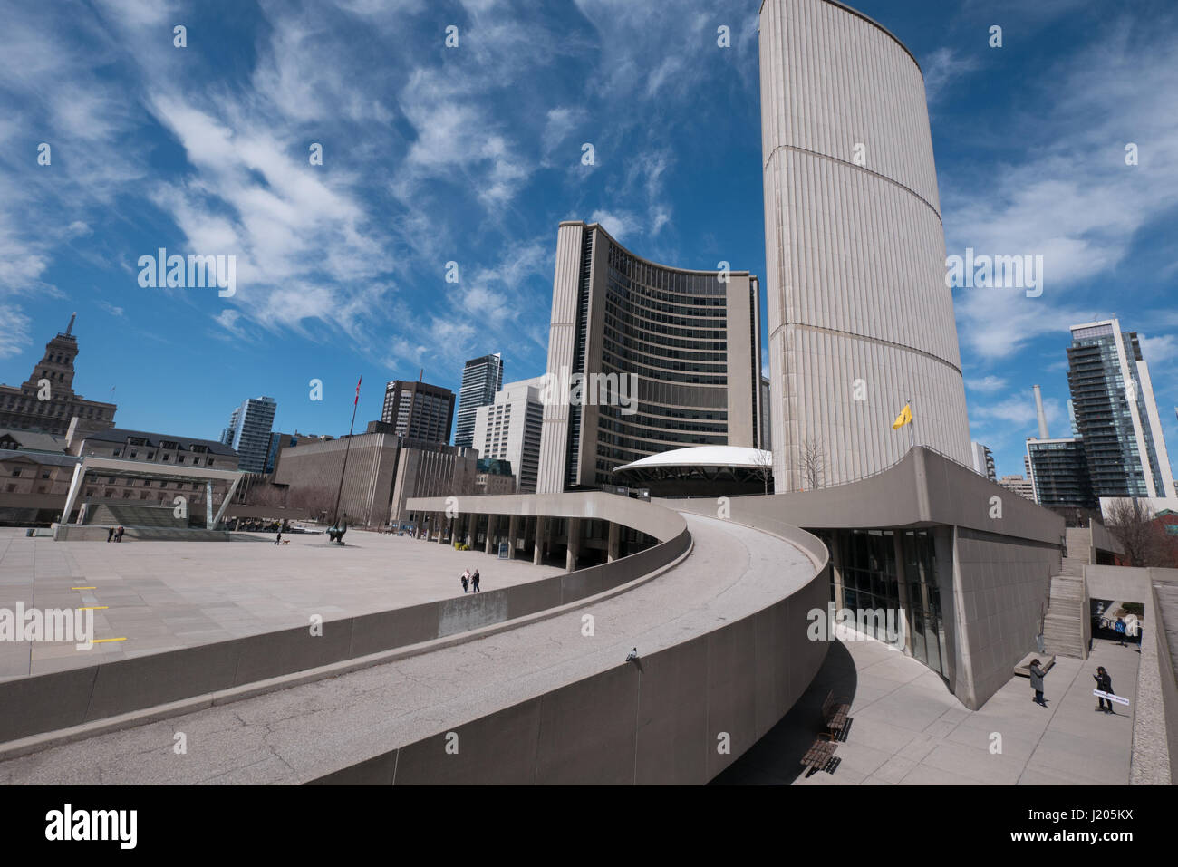Toronto city hall side view Stock Photo