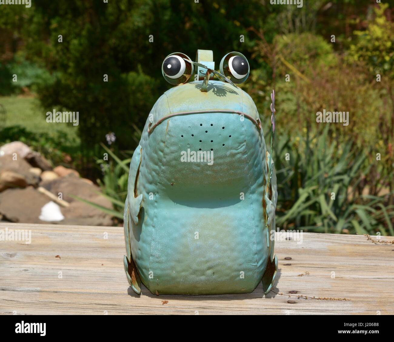 yard art, junk and decorative items Stock Photo Alamy