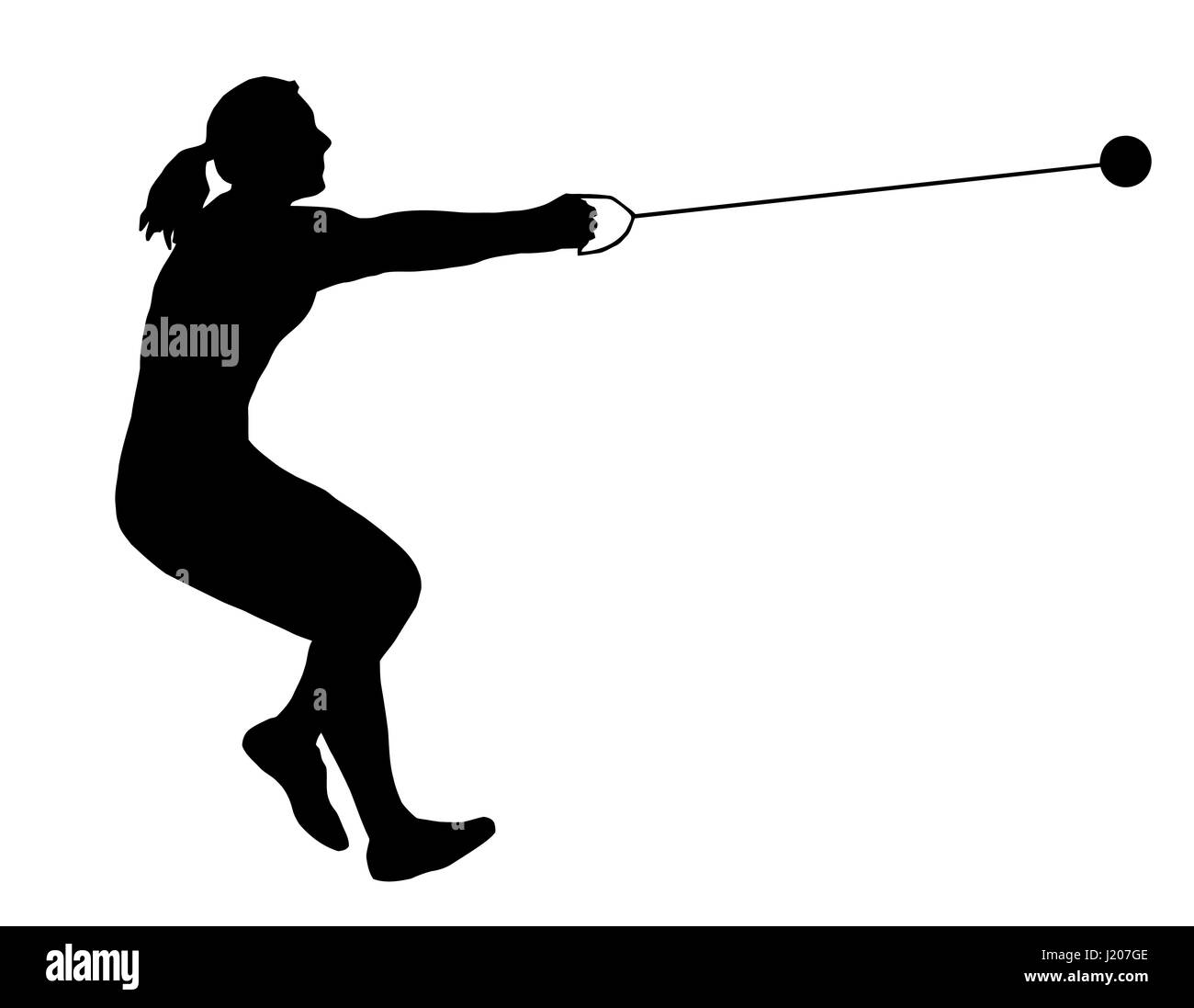 Hammer Throw Clip Art