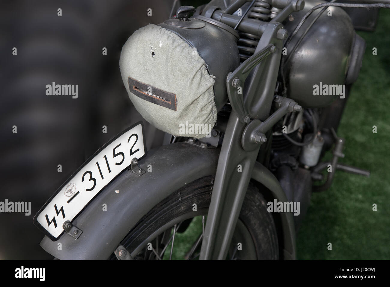 Motorcycle license plate Banque de photographies et d'images à haute  résolution - Alamy