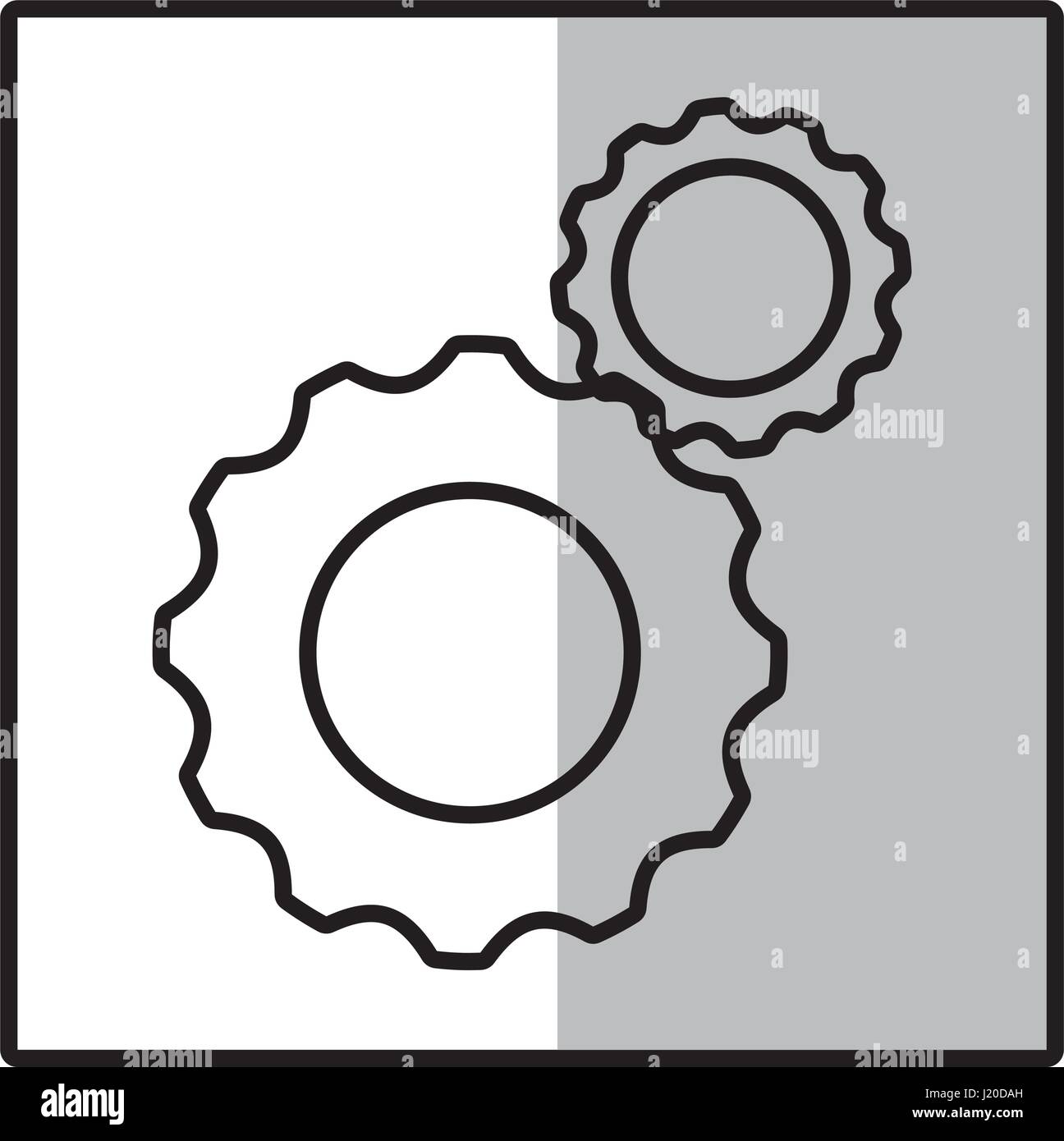 gear wheels icon Stock Vector Image & Art - Alamy