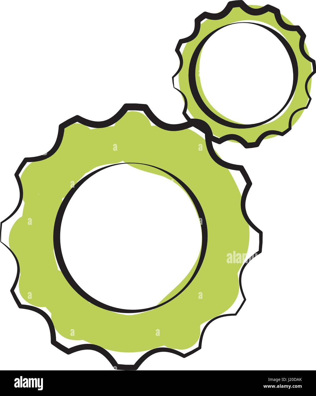 gear wheels icon Stock Vector Image & Art - Alamy