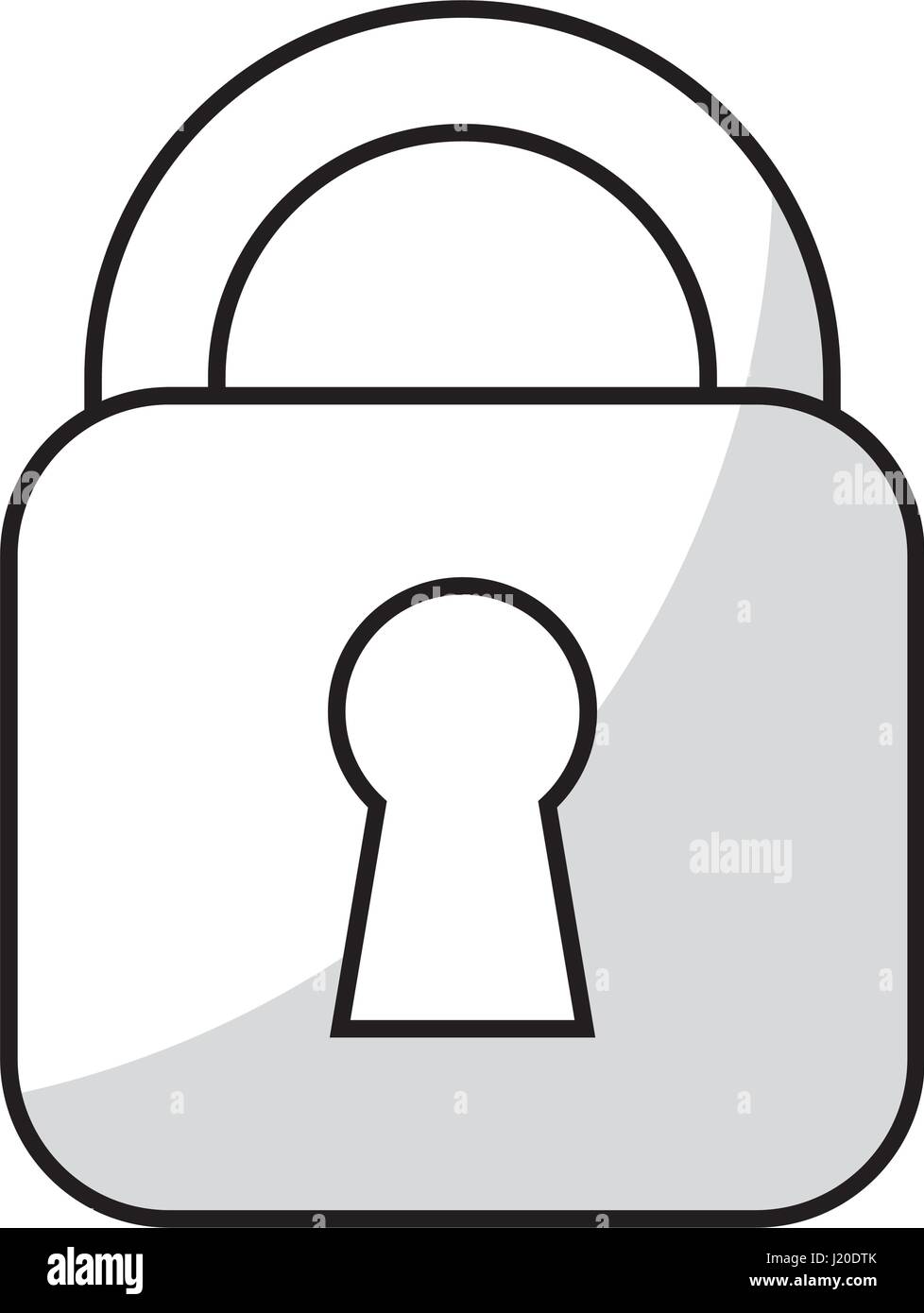 security padlock icon Stock Vector Image & Art - Alamy