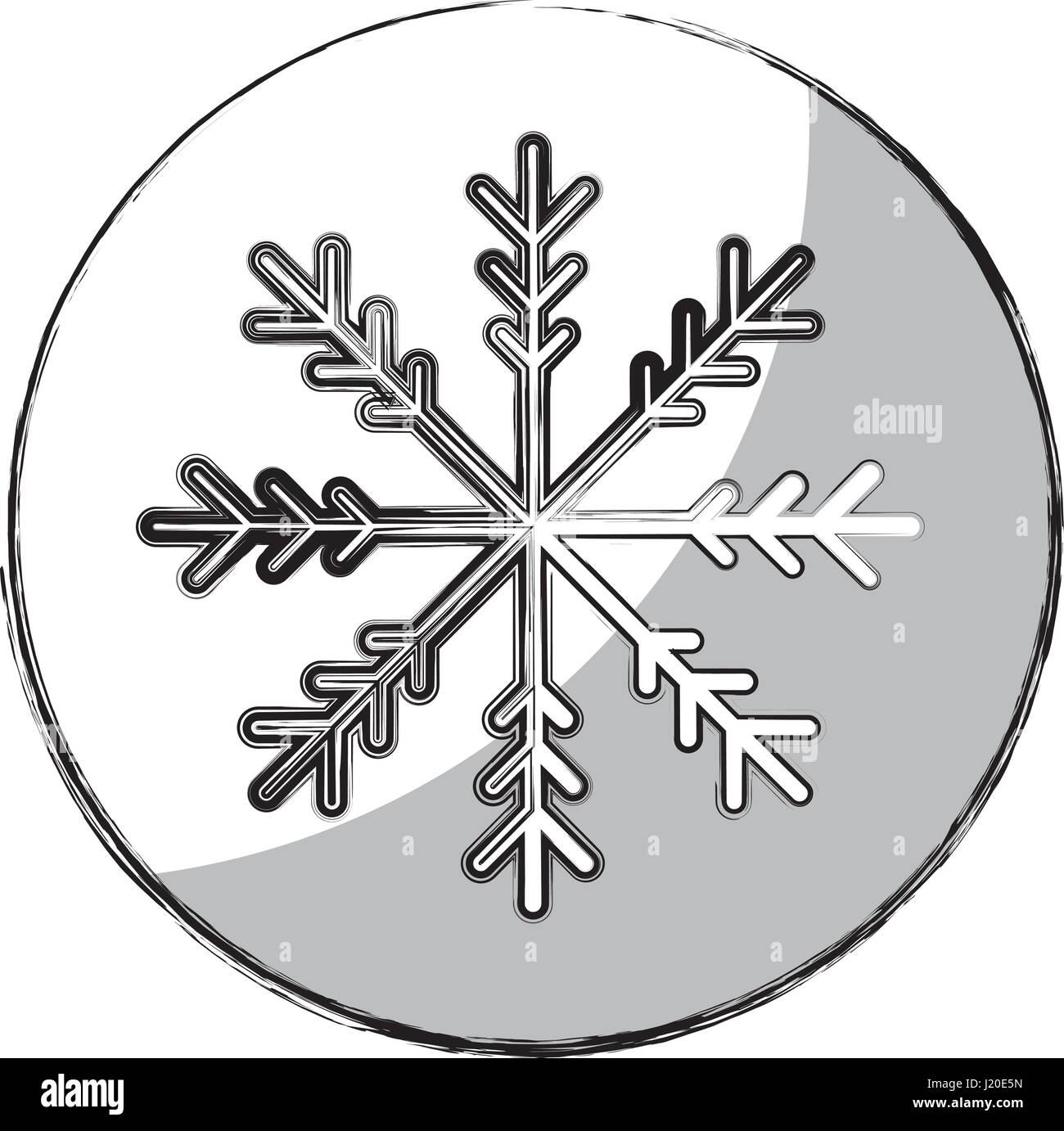 winter snowflake icon Stock Vector Image & Art - Alamy