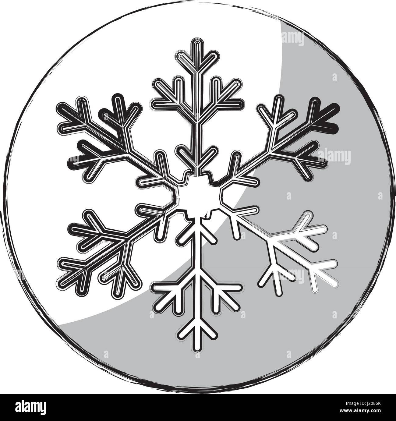 winter snowflake icon Stock Vector Image & Art - Alamy
