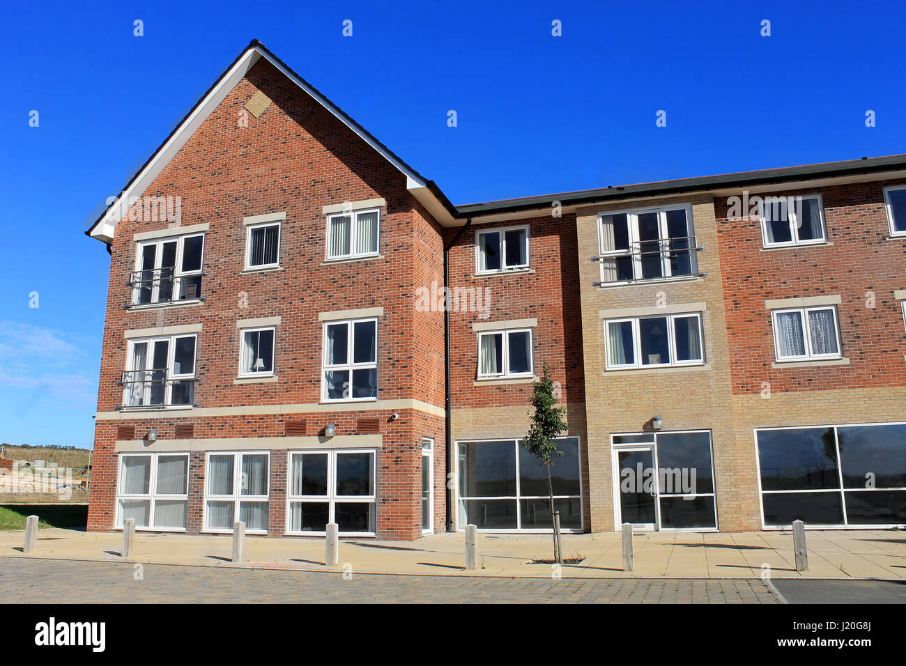 EASTFIELD, SCARBOROUGH, NORTH YORKSHIRE, ENGLAND - 10th of October 2016: Exterior of a retirement home in Scarborough on 10th October 2016. Stock Photo