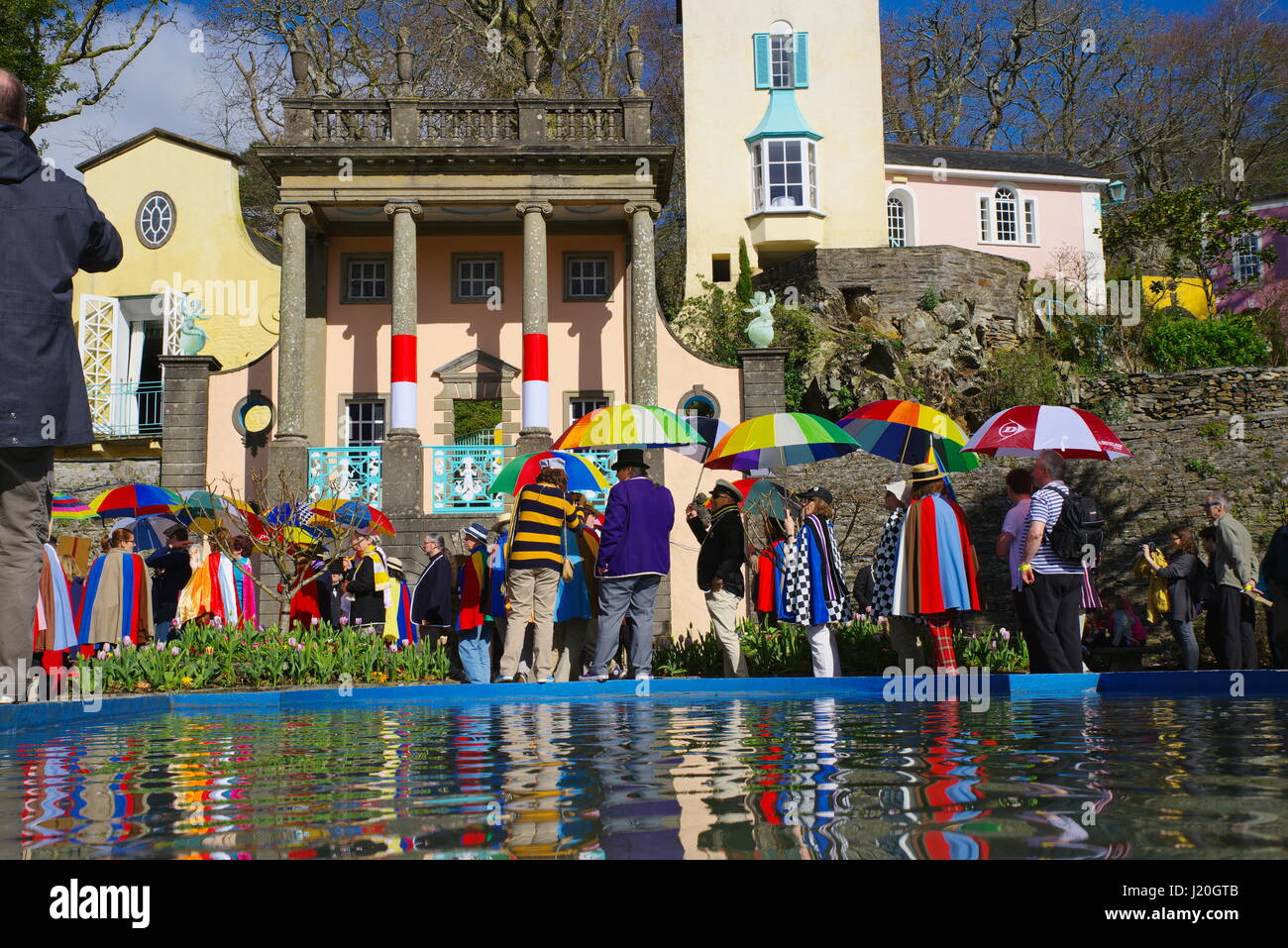 Prisoner Convention Portmeirion, North Wales Stock Photo Alamy