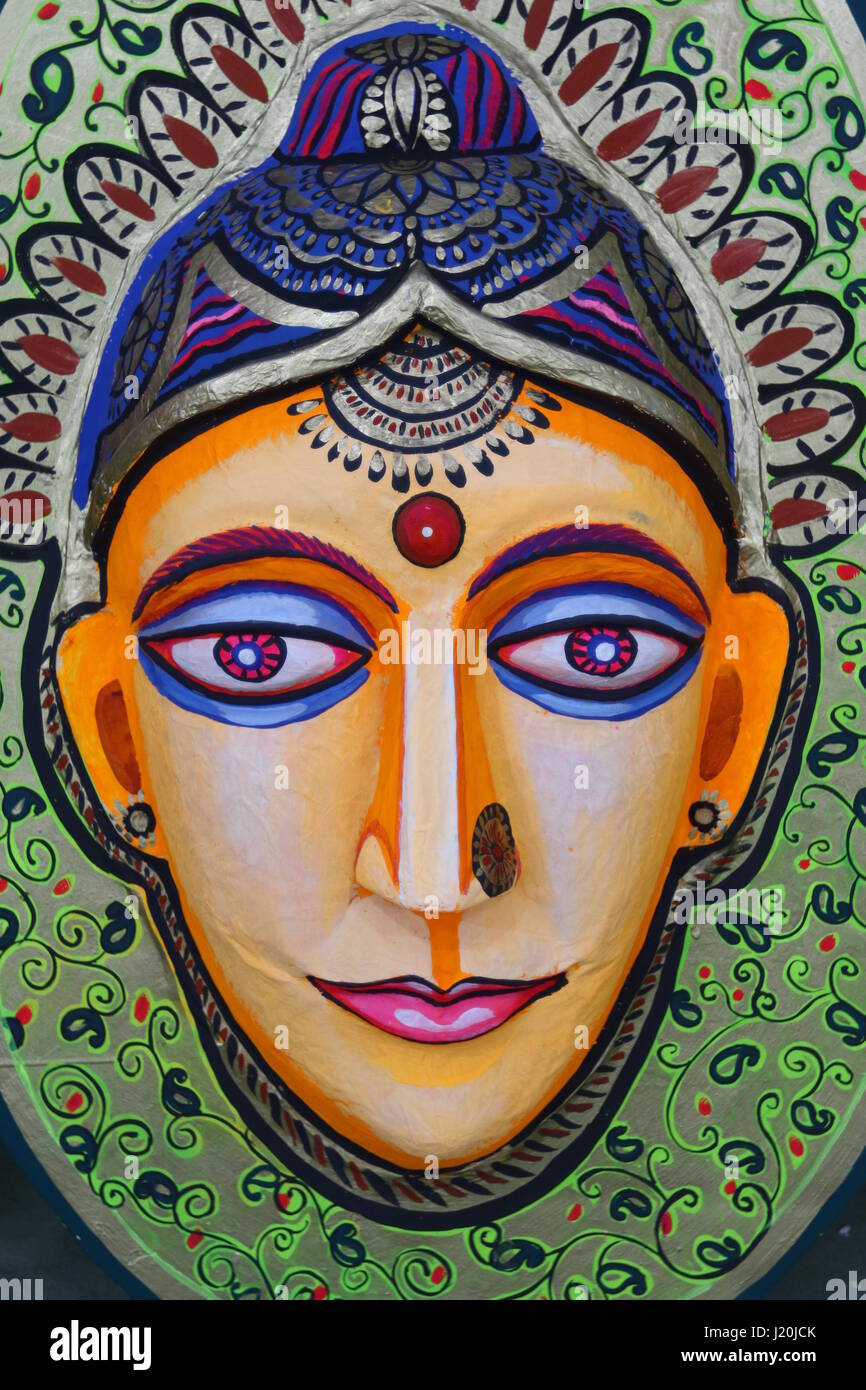 Bengali traditional Colorful masks Stock Photo Alamy