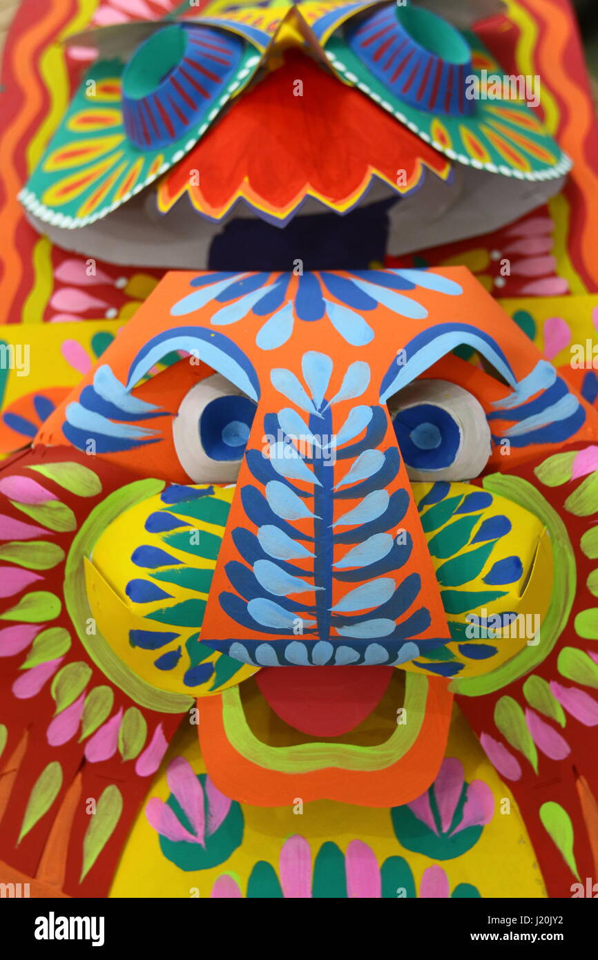 Bengali traditional Colorful masks Stock Photo Alamy