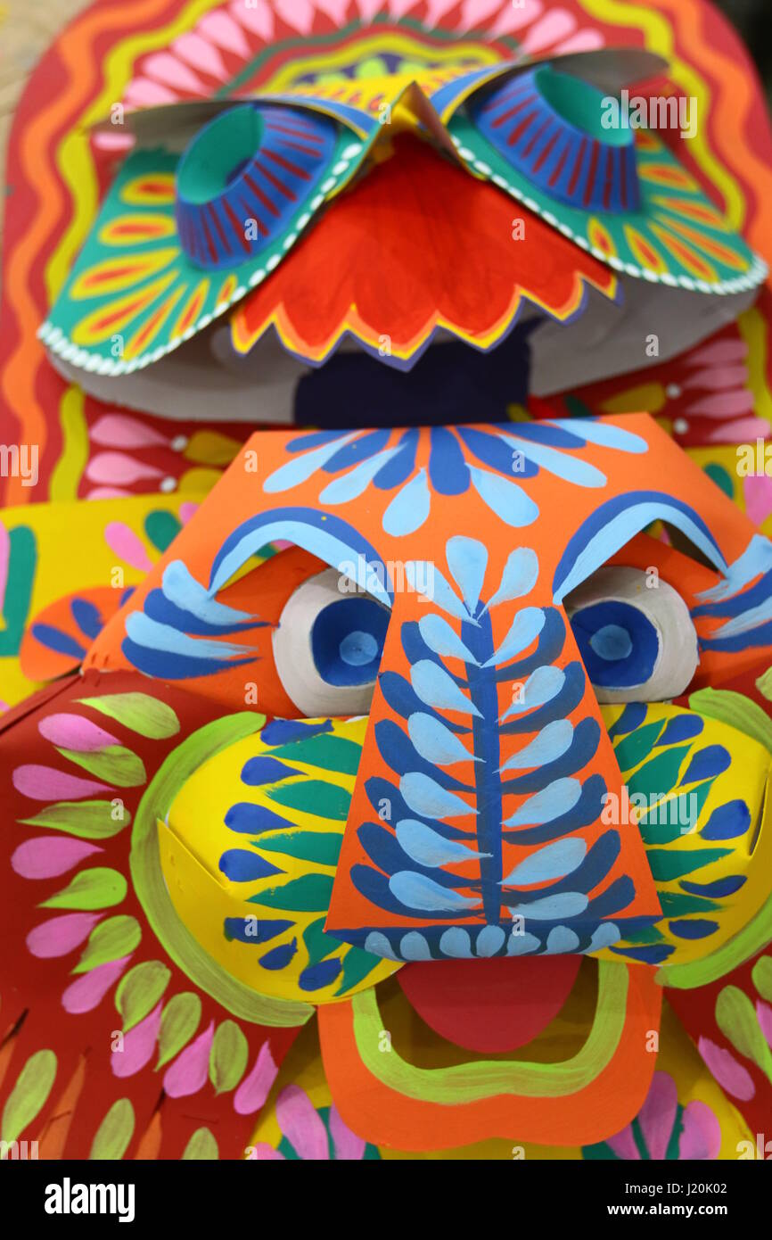 Bengali traditional Colorful masks Stock Photo Alamy