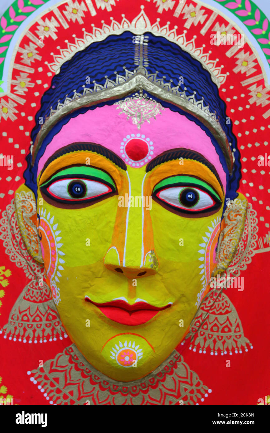 Bengali traditional Colorful masks Stock Photo Alamy