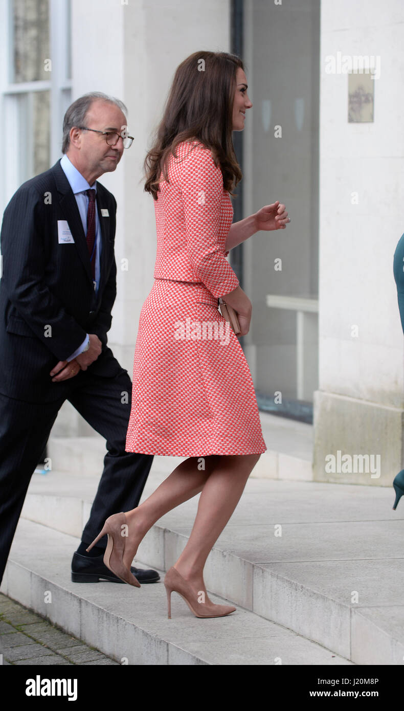 Kate Middleton Arrives At The Royal College Of Gynaecology For A Best Stock Photo Alamy