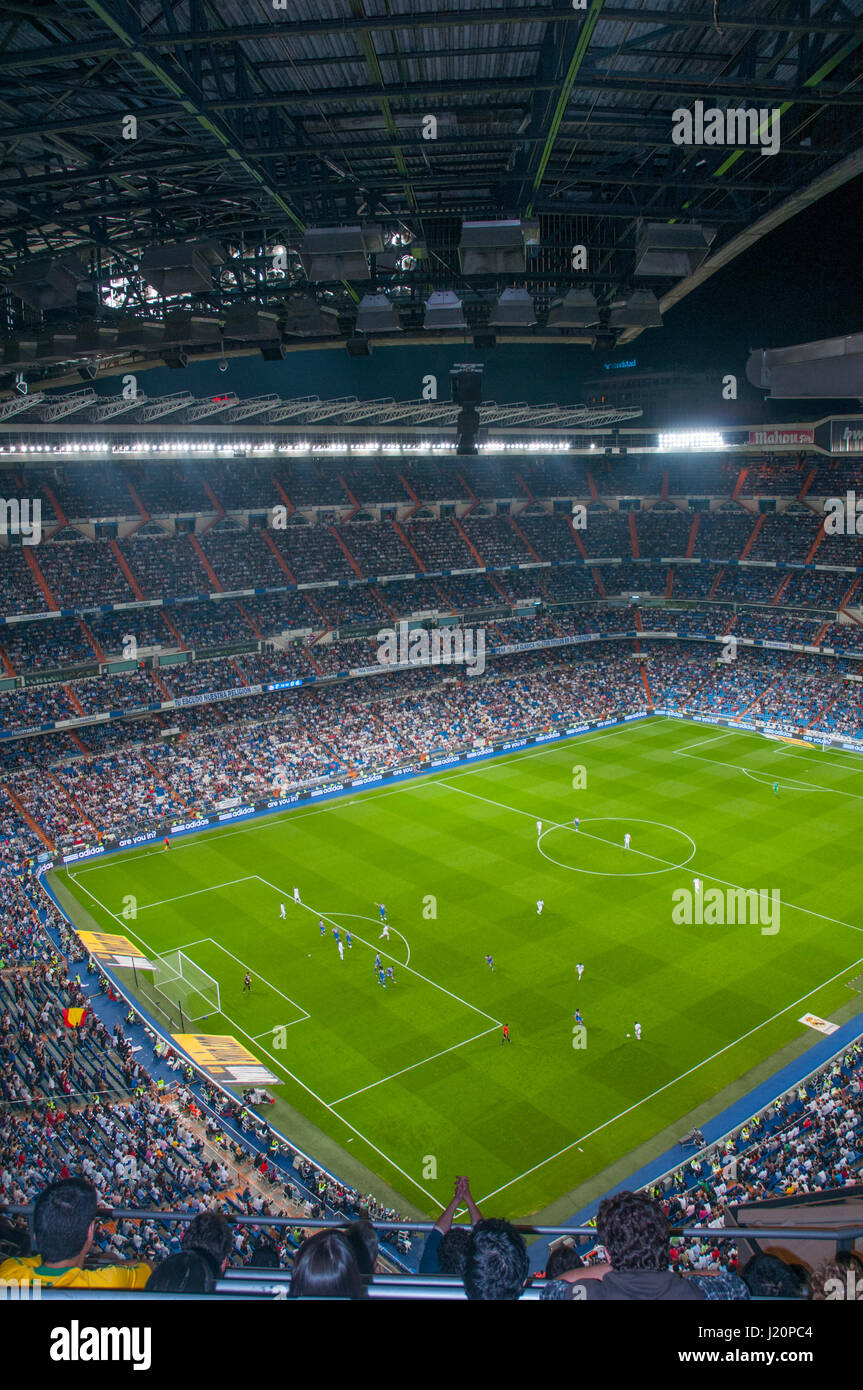 Estadio Santiago Bernabeu soccer stadium of the Spanish football club Real  Madrid, Madrid, Spain, Europe Stock Photo - Alamy