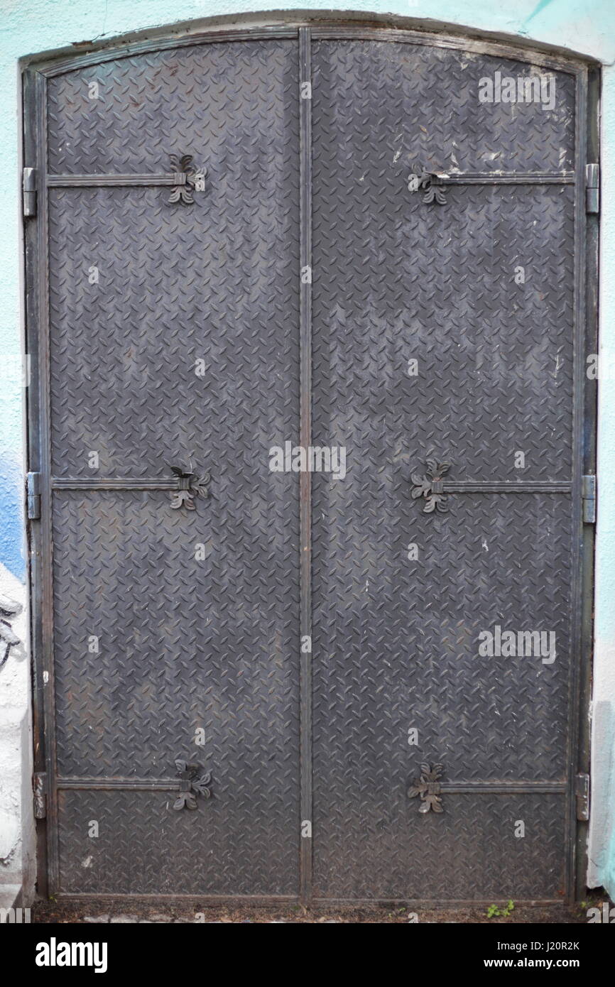 Old iron door Stock Photo Alamy